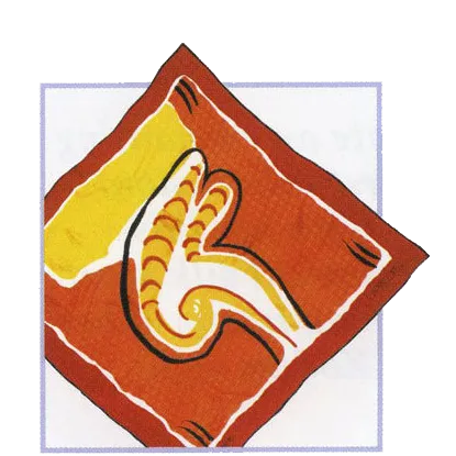 100% Silk Jacquard Scarf - Capricorn