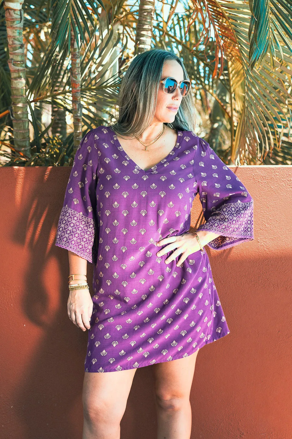Aria Tunic - eggplant