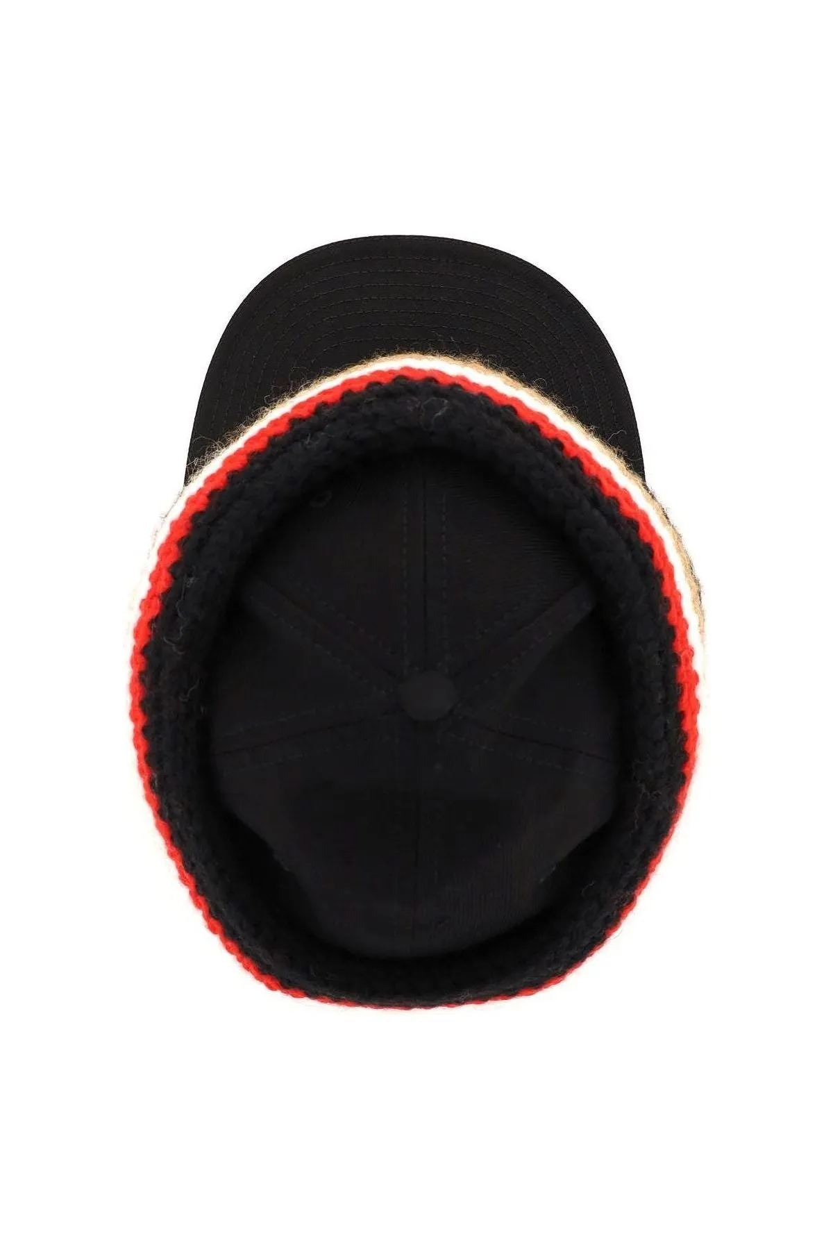 BASEBALL CAP WITH KNIT HEADBAND