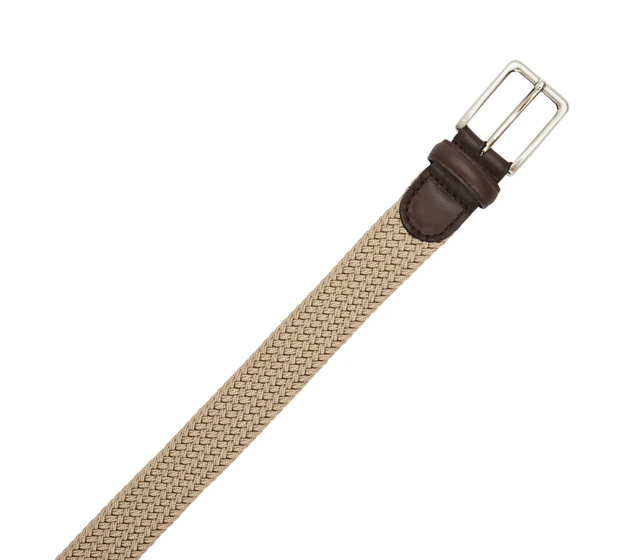 Beige Fine Webbing  Belt