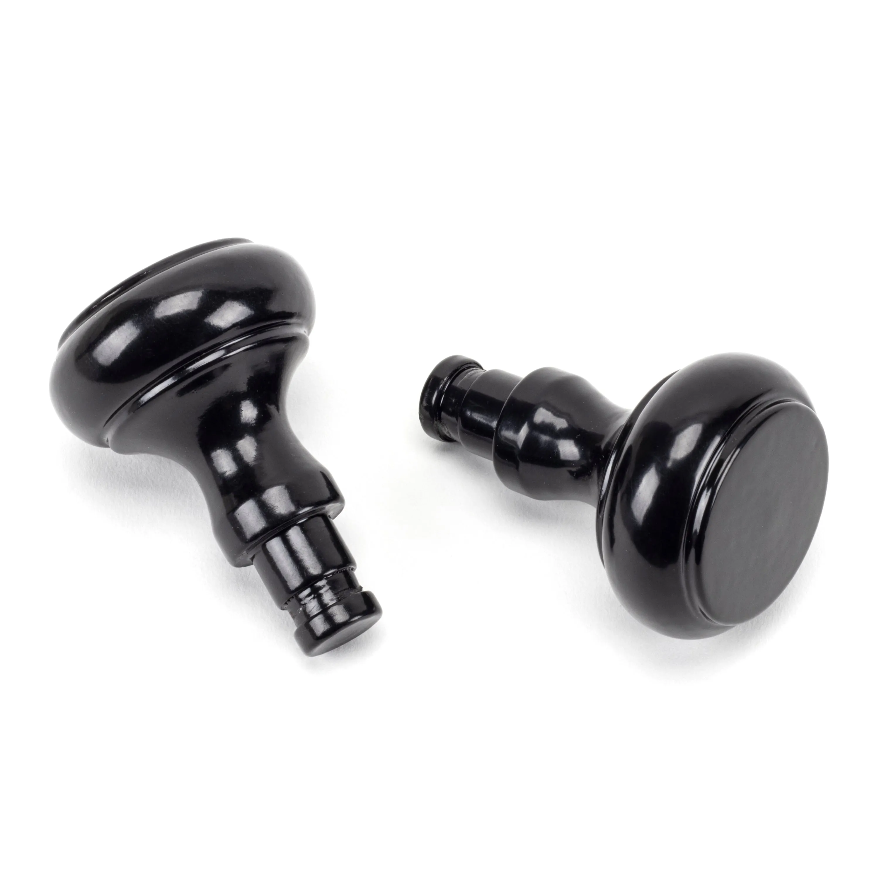 Black Regency Curtain Finial (pair) | From The Anvil