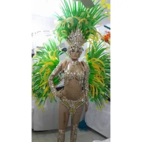 Brilho Divino Rainha Bikini Samba Costume