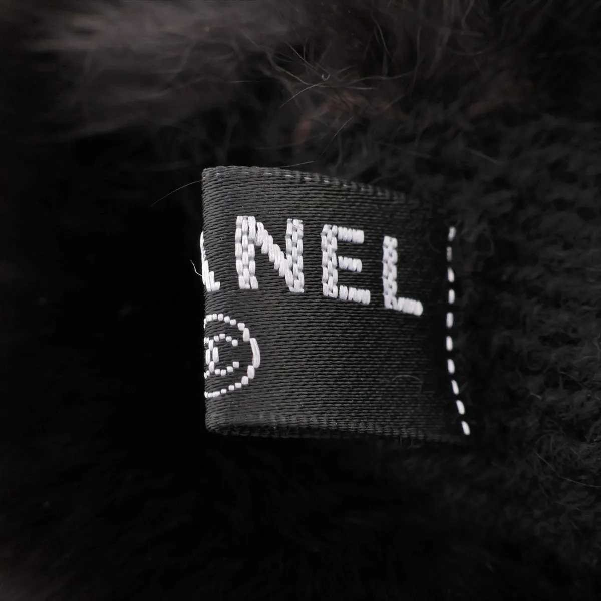 Chanel Coca-Cola Gloves Oryg x Cashmere Black