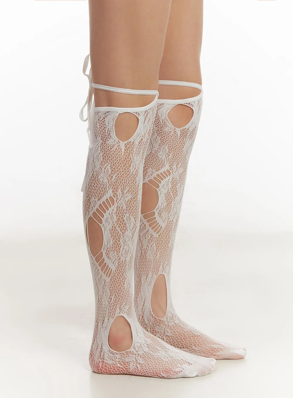 Chic Hollow Lace Socks IM528