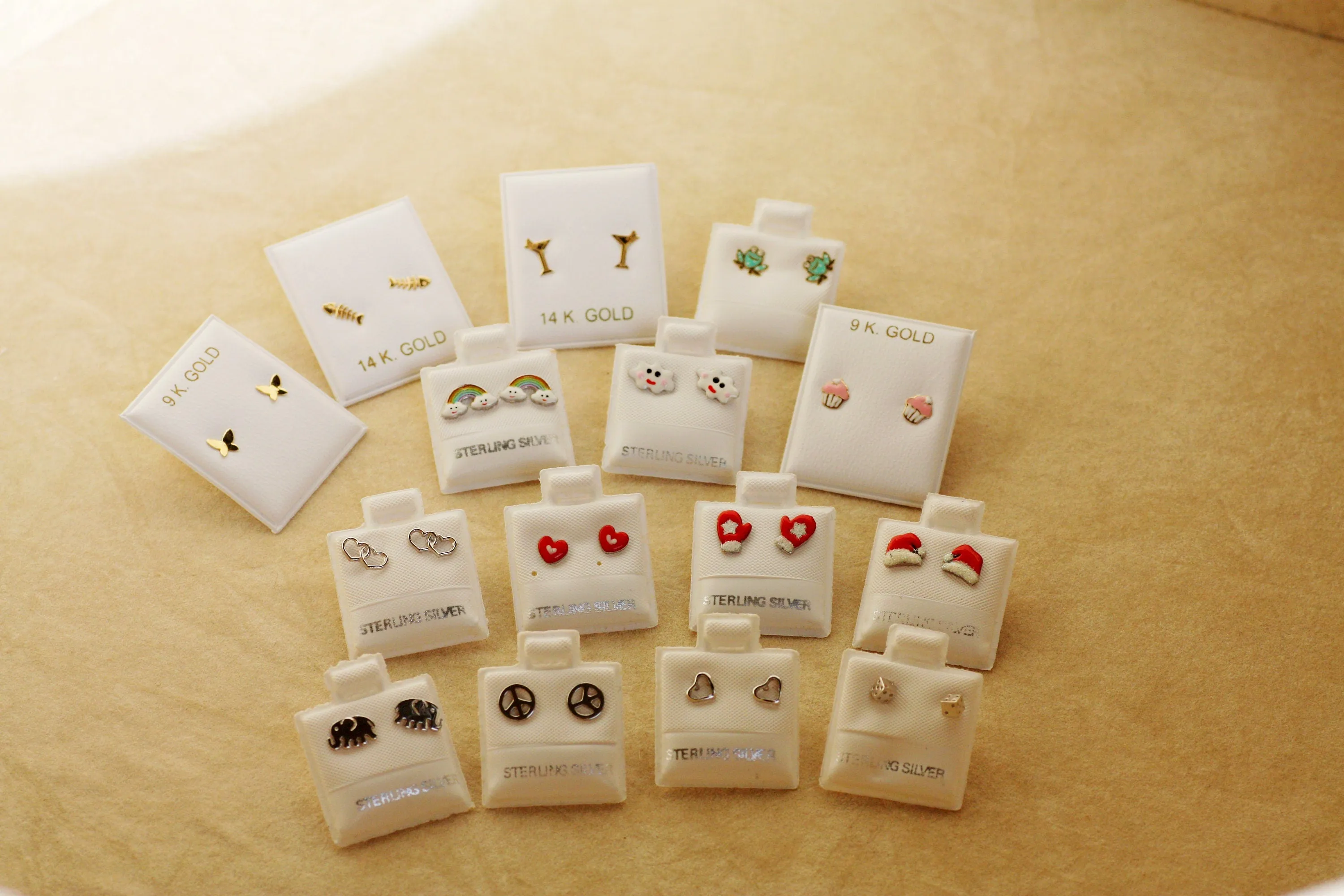 Christmas Tiny Mismatched Earrings for kids