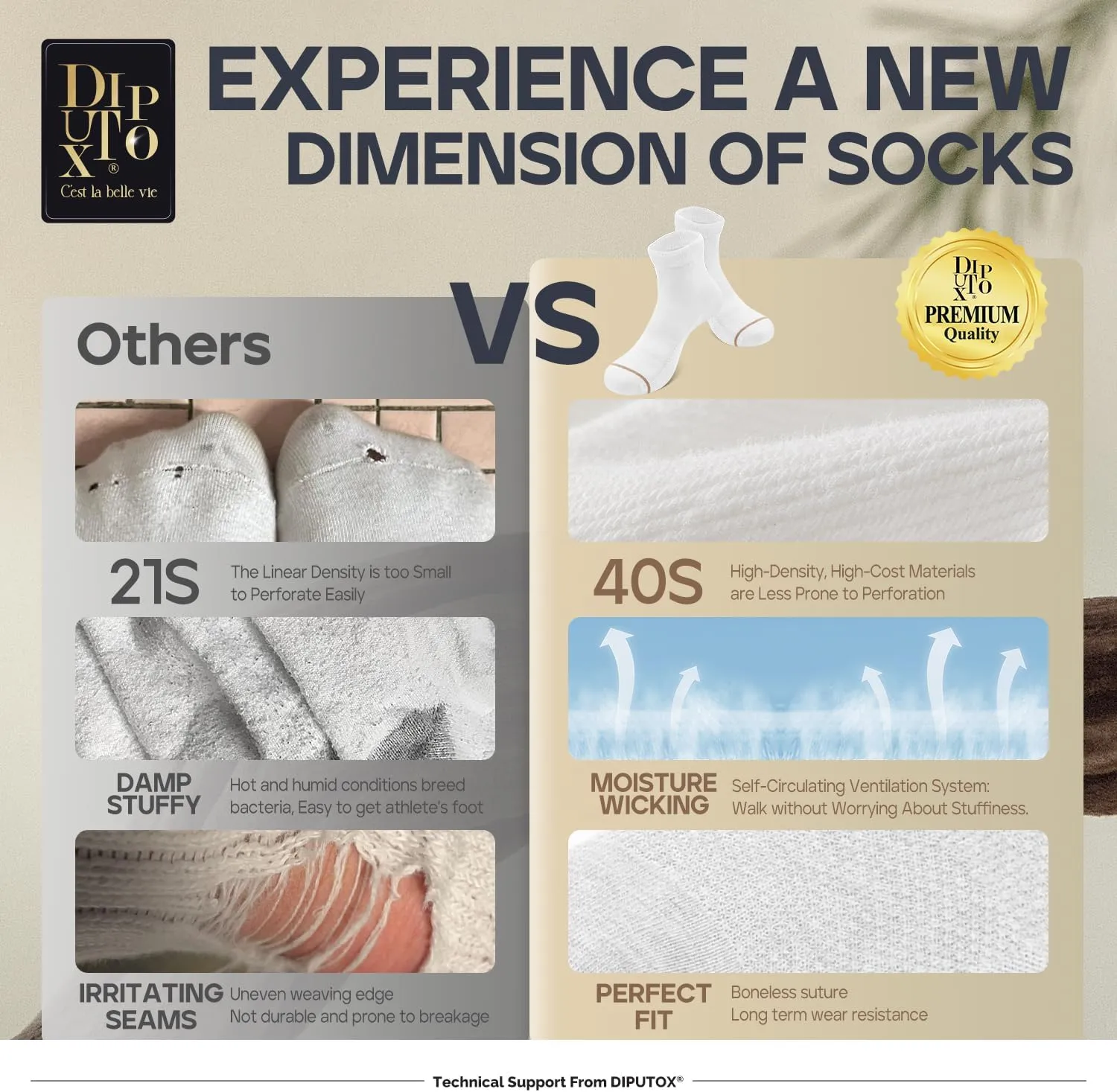 Crew Cotton Socks for Men & Women, Athletic Ankle Socks with Arch Support, Aromatic Scent, Ideal for Hiking & Running
