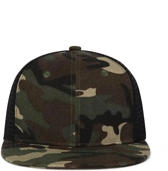Custom Flat Bill Hats Design Your Own Text Custom Trucker Hats Embroidery Flat Bill Personalized Mesh Hip Hop Snapback Hat