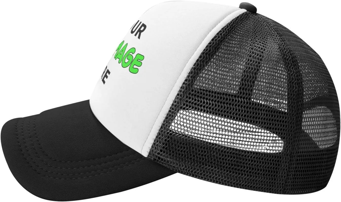 Custom Hats for Men Women, Add Your Text/Image/Photo Personalized Wholesale Price Baseball Cap Trucker Hat