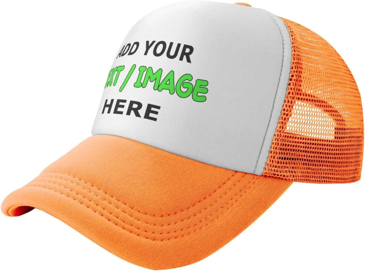 Custom Hats for Men Women, Add Your Text/Image/Photo Personalized Wholesale Price Baseball Cap Trucker Hat