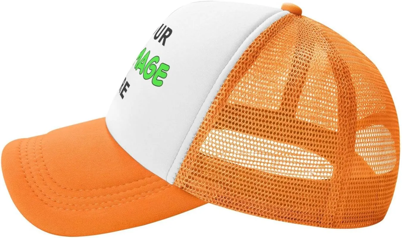 Custom Hats for Men Women, Add Your Text/Image/Photo Personalized Wholesale Price Baseball Cap Trucker Hat