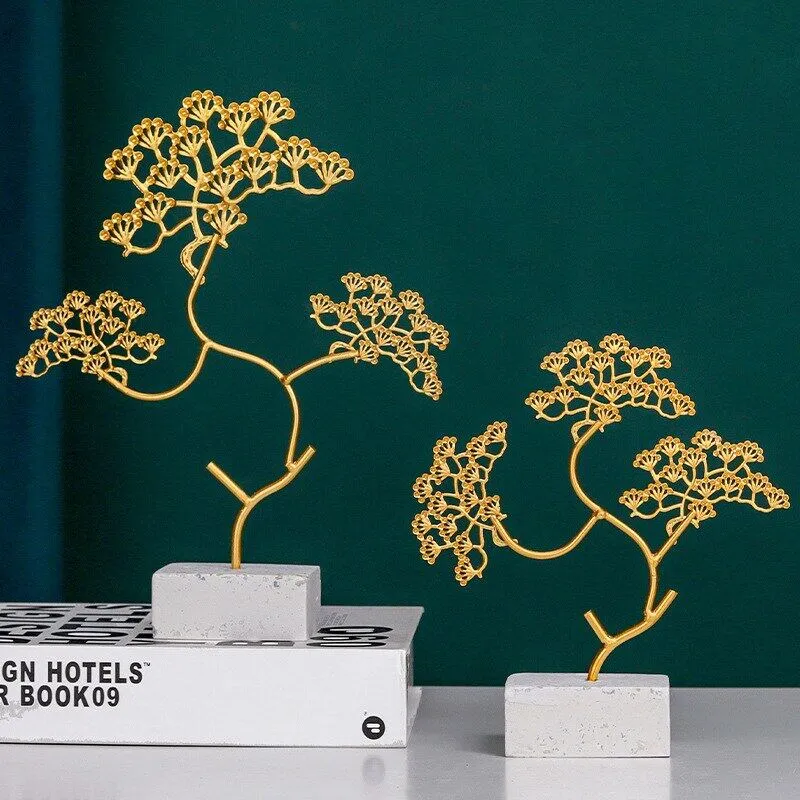 Decorative Pine Leaf Sculpture