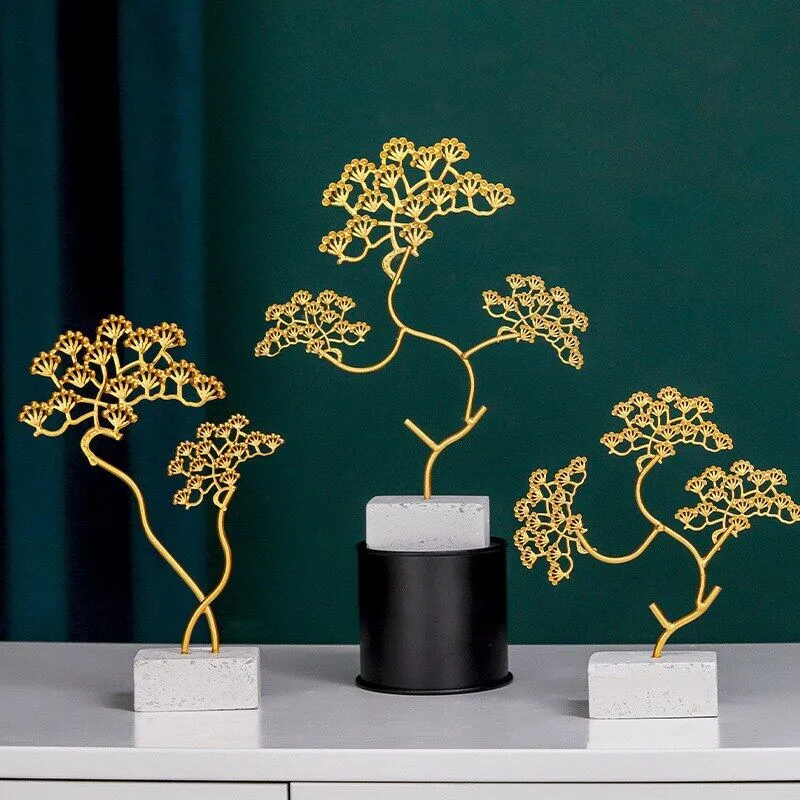 Decorative Pine Leaf Sculpture