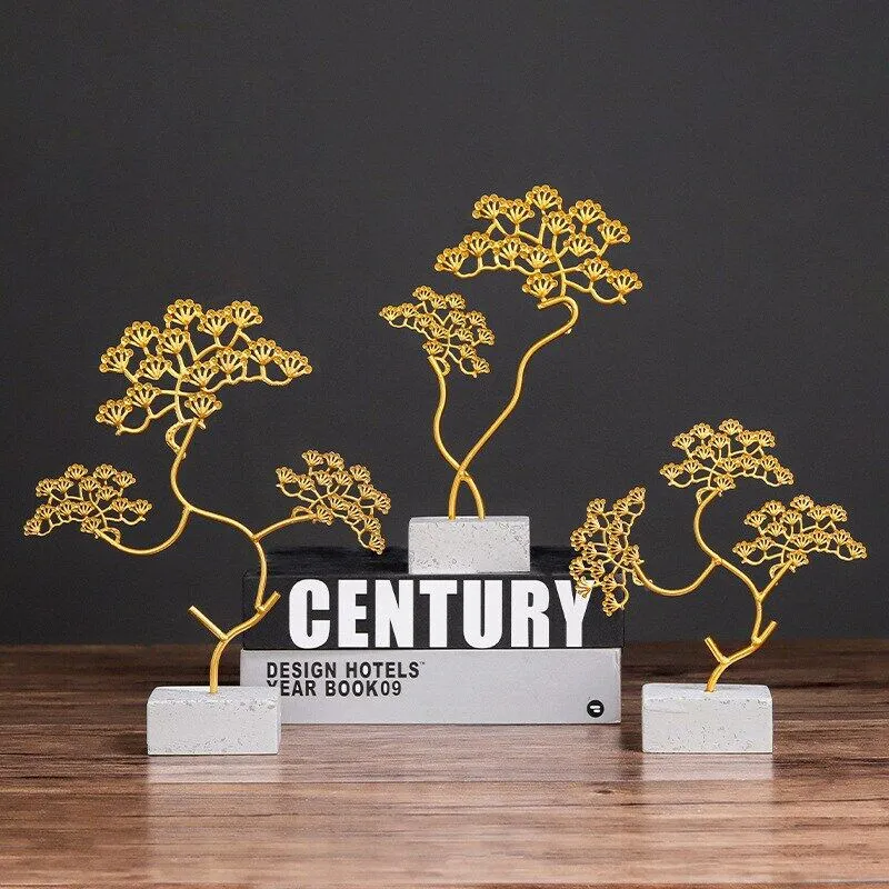Decorative Pine Leaf Sculpture