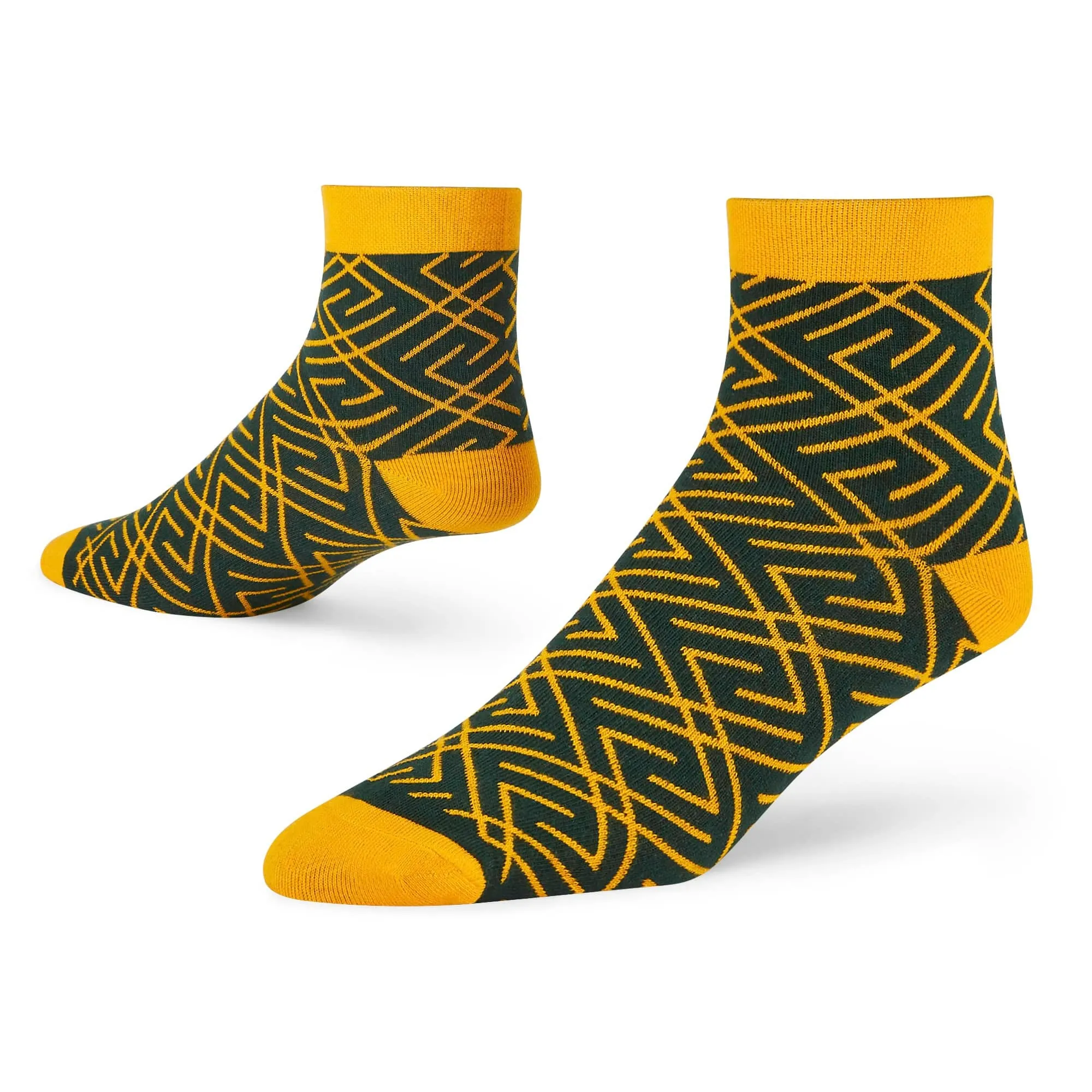 Dynamic Ankle Socks - Pack of 4 in Chic Patterns