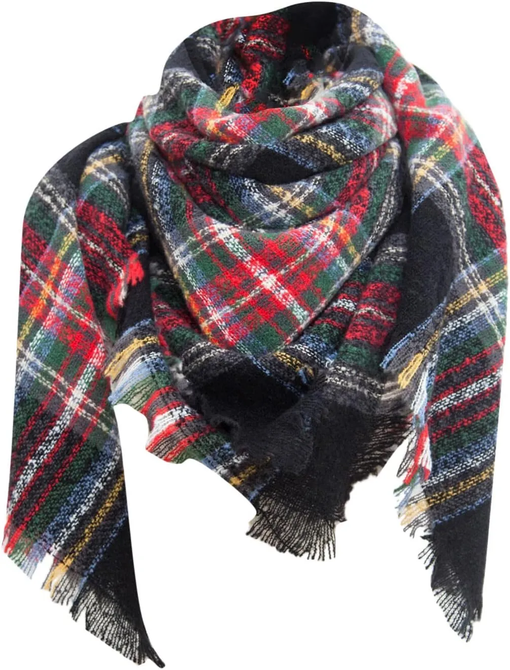 FUDERU Scarf Women Winter Warm Knit Long Scarf Unisex Cold Weather Scarfs For Women and Men