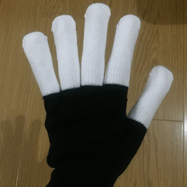 Full Finger LED Rave Gloves - Two Pack Discount
