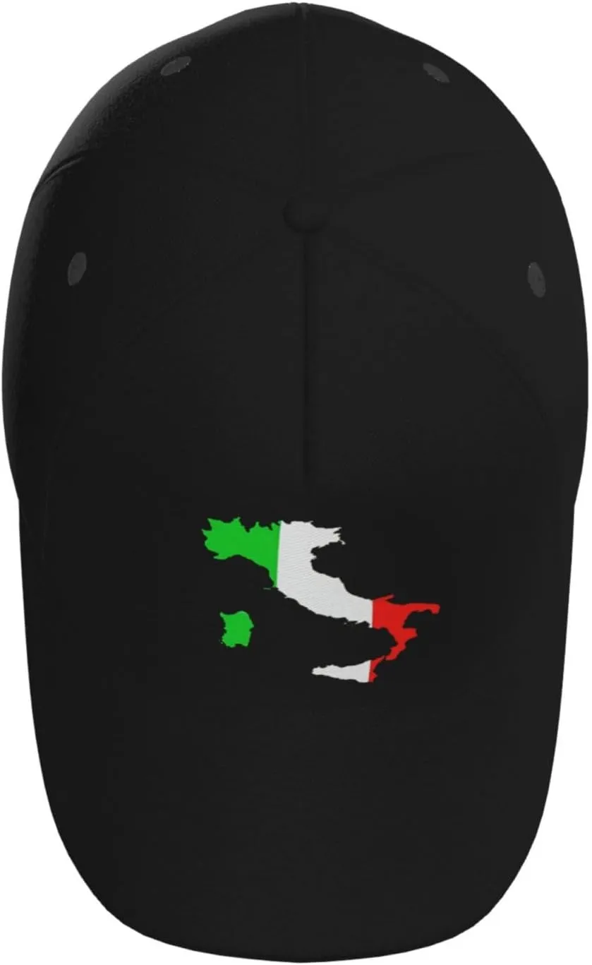 Italian Flag Baseball Cap for Men Women Italy Flag Hats Fashion Sun Cap Packable Outdoor Baseball Hat