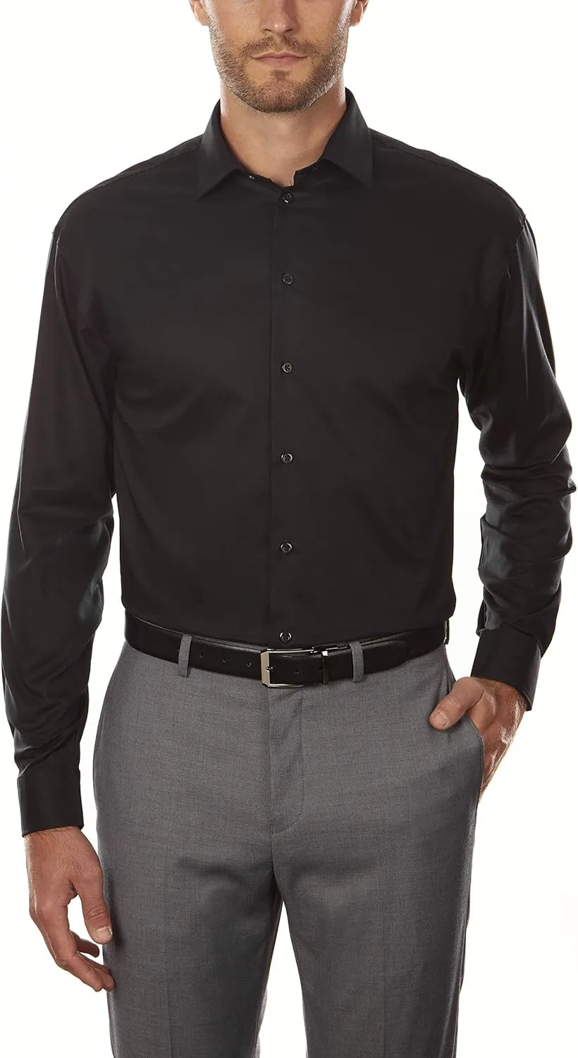Kenneth Cole Men's Regular Fit Solid Dress Shirt - Amazon Exclusive