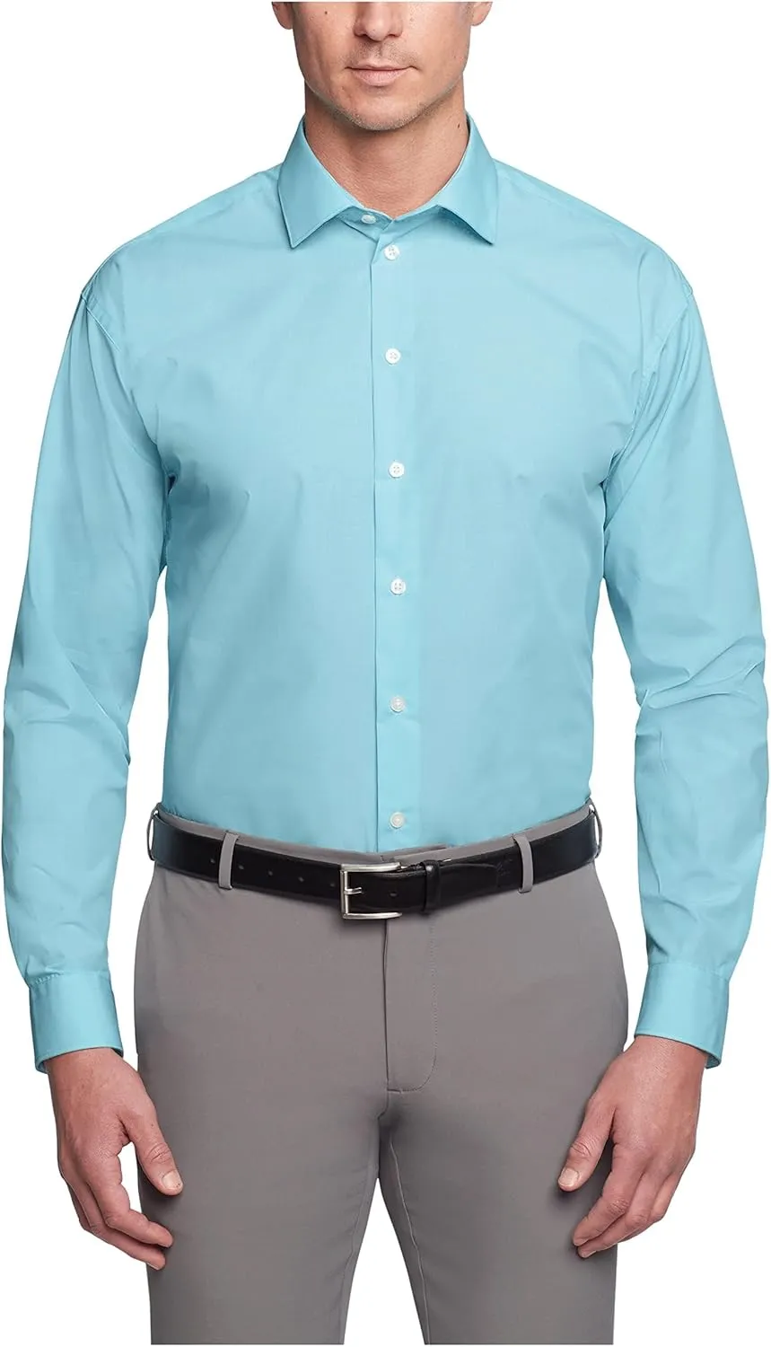 Kenneth Cole Men's Regular Fit Solid Dress Shirt - Amazon Exclusive