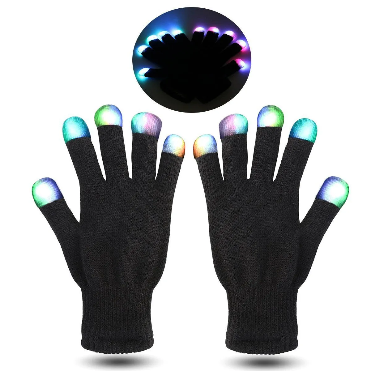 LED Rave Gloves
