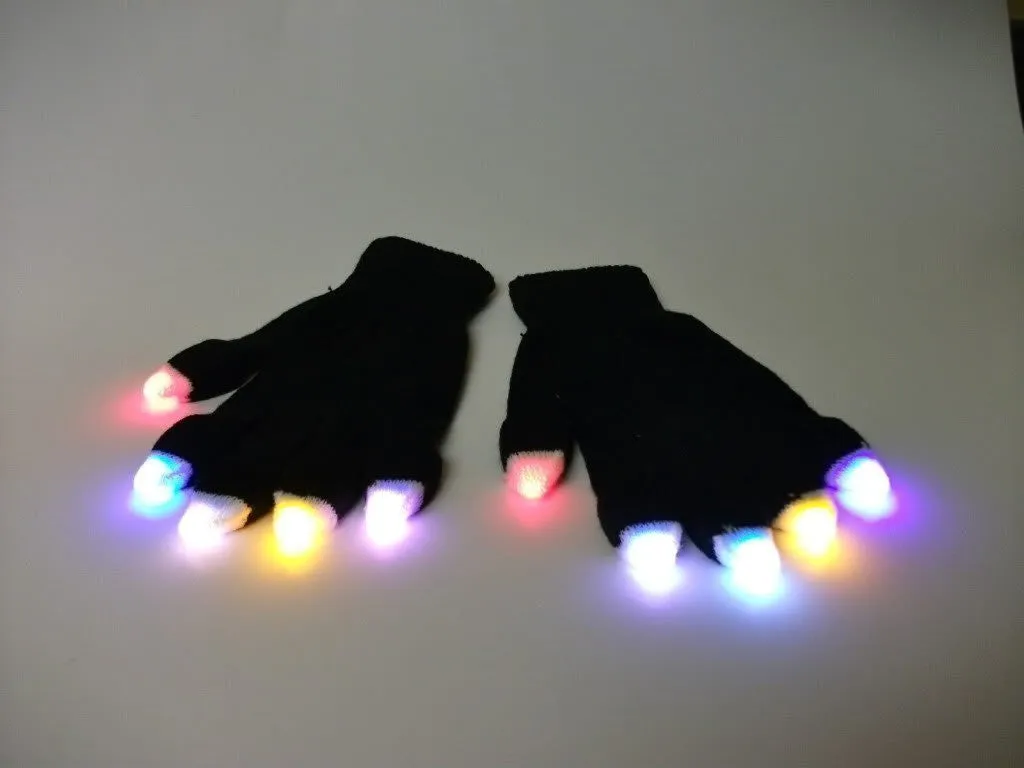 LED Rave Gloves