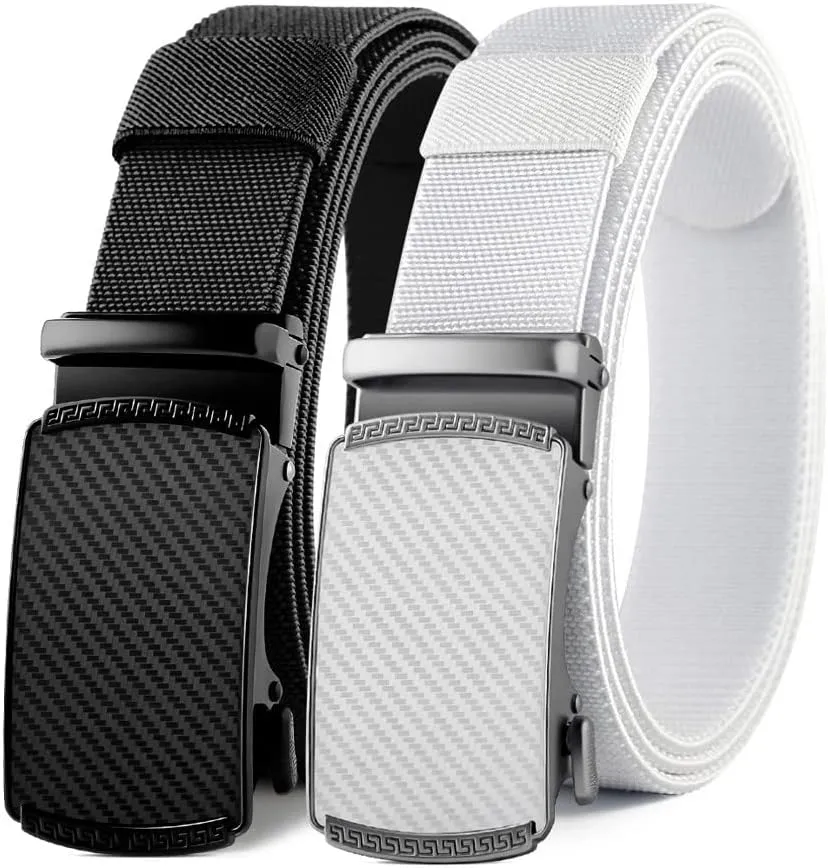 Men's Elastic Belt Tough Stretch Military Belt Soft Nylon Sports Accessories Men Women