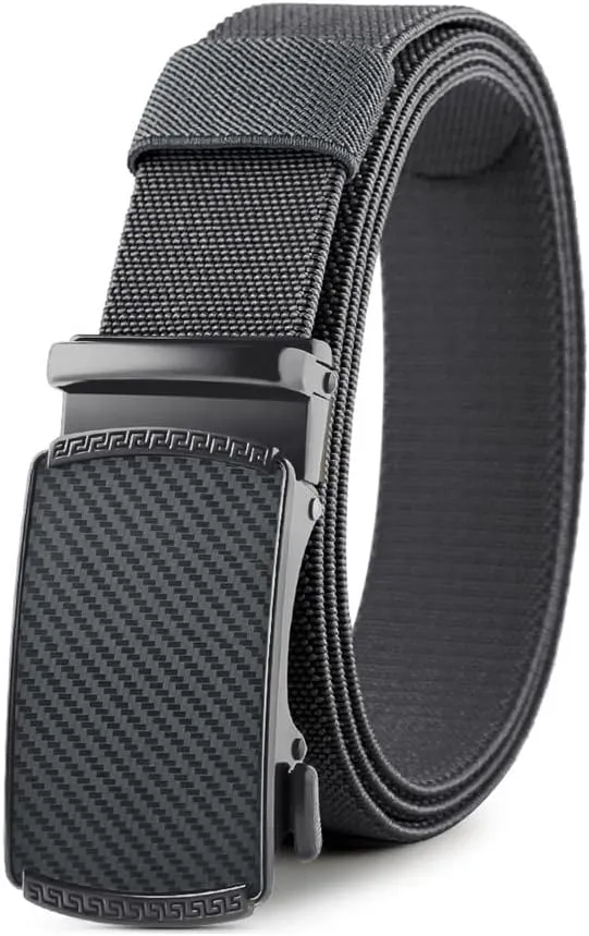 Men's Elastic Belt Tough Stretch Military Belt Soft Nylon Sports Accessories Men Women