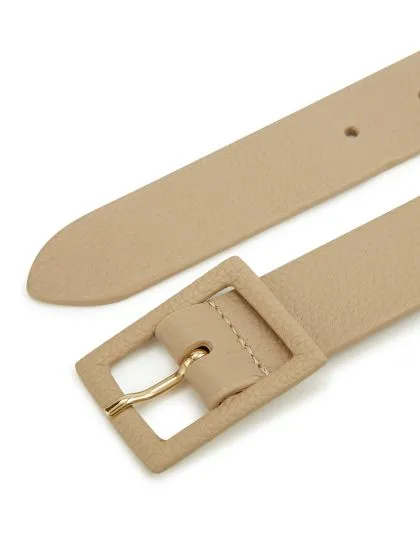 Narrow Soft Grain Leather Belt