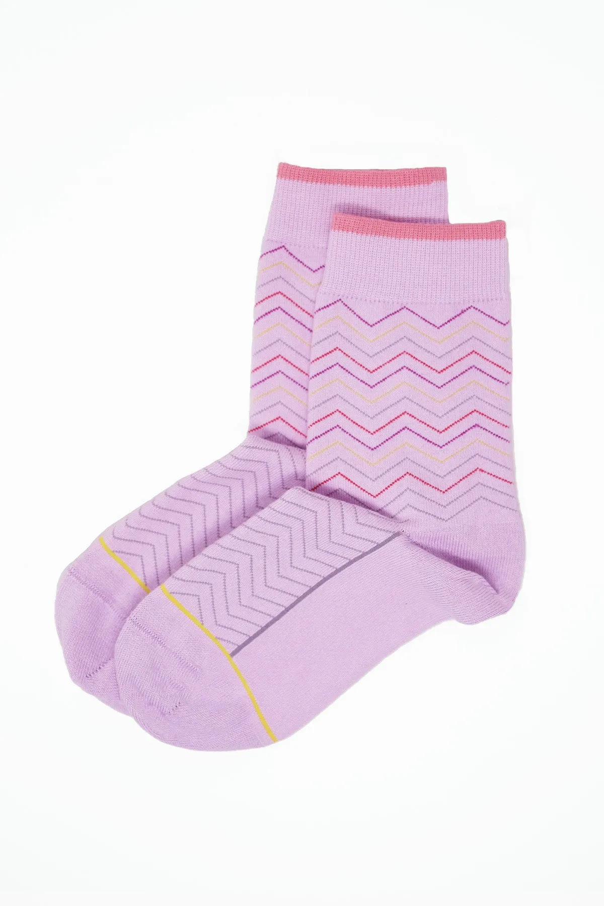Oblique Women's Socks - Lilac