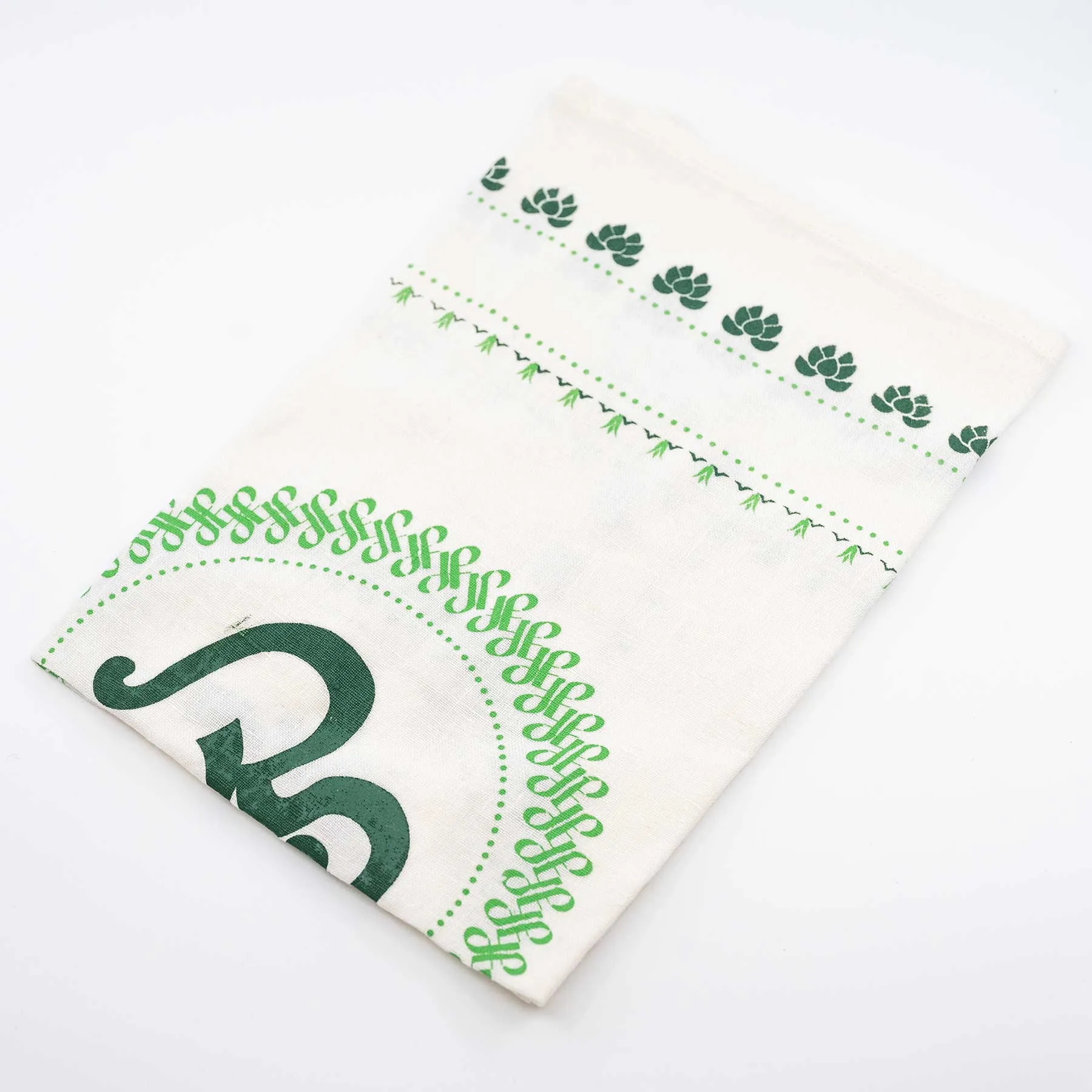Organic Hemp Bandana - Buddha Om Design (22 x 22)