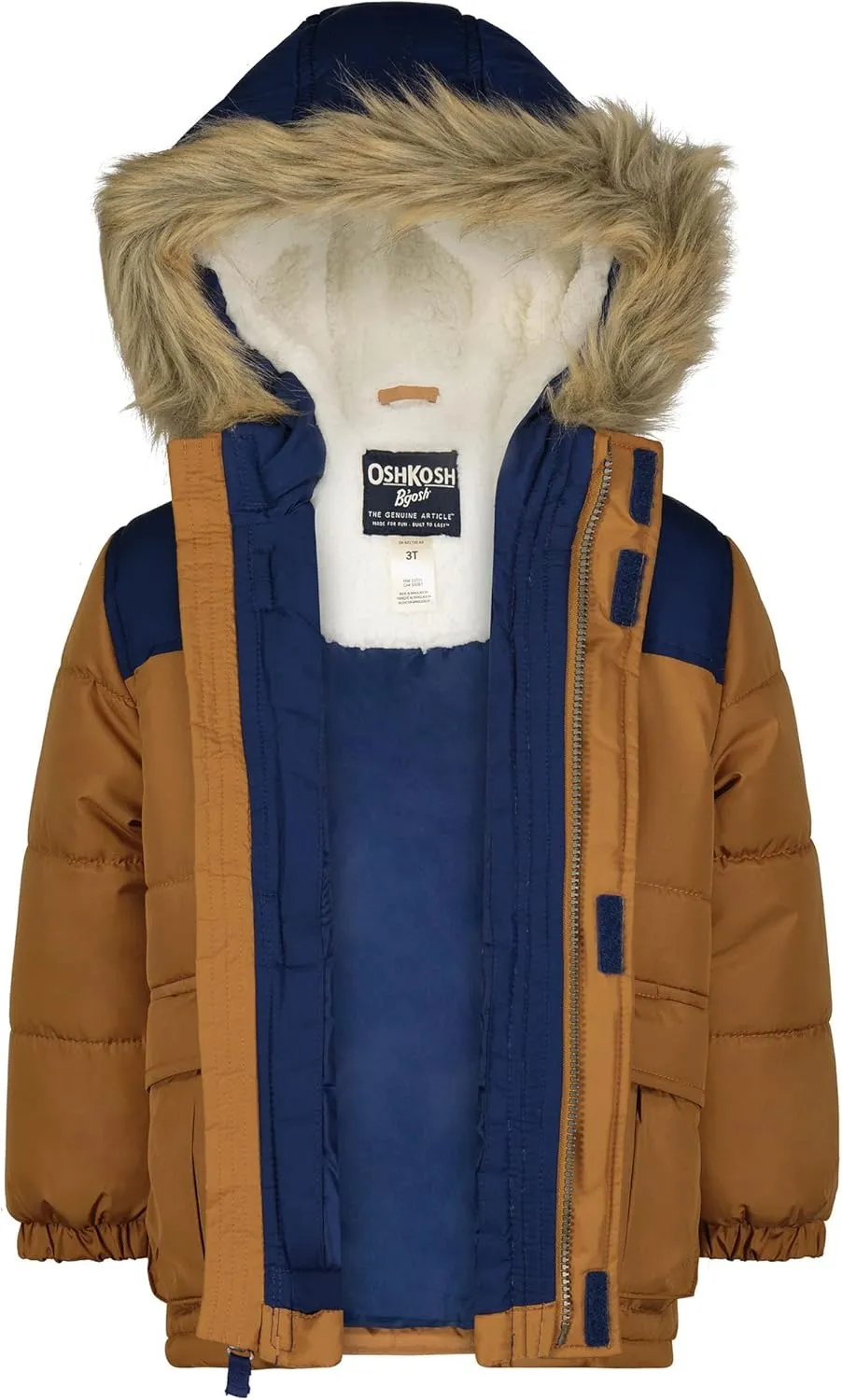 OshKosh Boys Heavy Snowsuit | Jacket and Snow Bib Overall Pants and Gloves