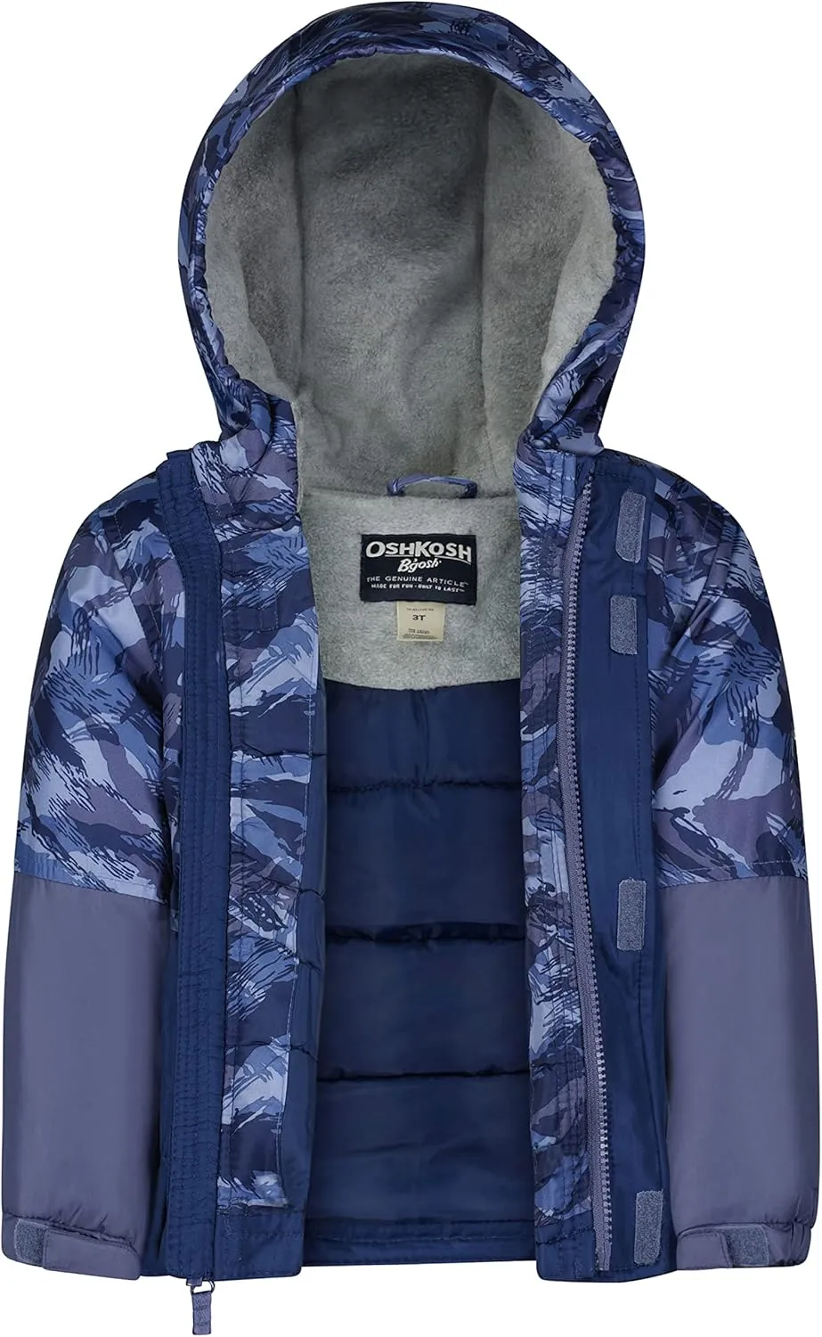OshKosh Boys Heavy Snowsuit | Jacket and Snow Bib Overall Pants and Gloves