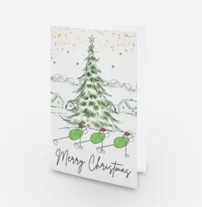Pilates Christmas Card - "Plank Your Way to a Merry Christmas!"