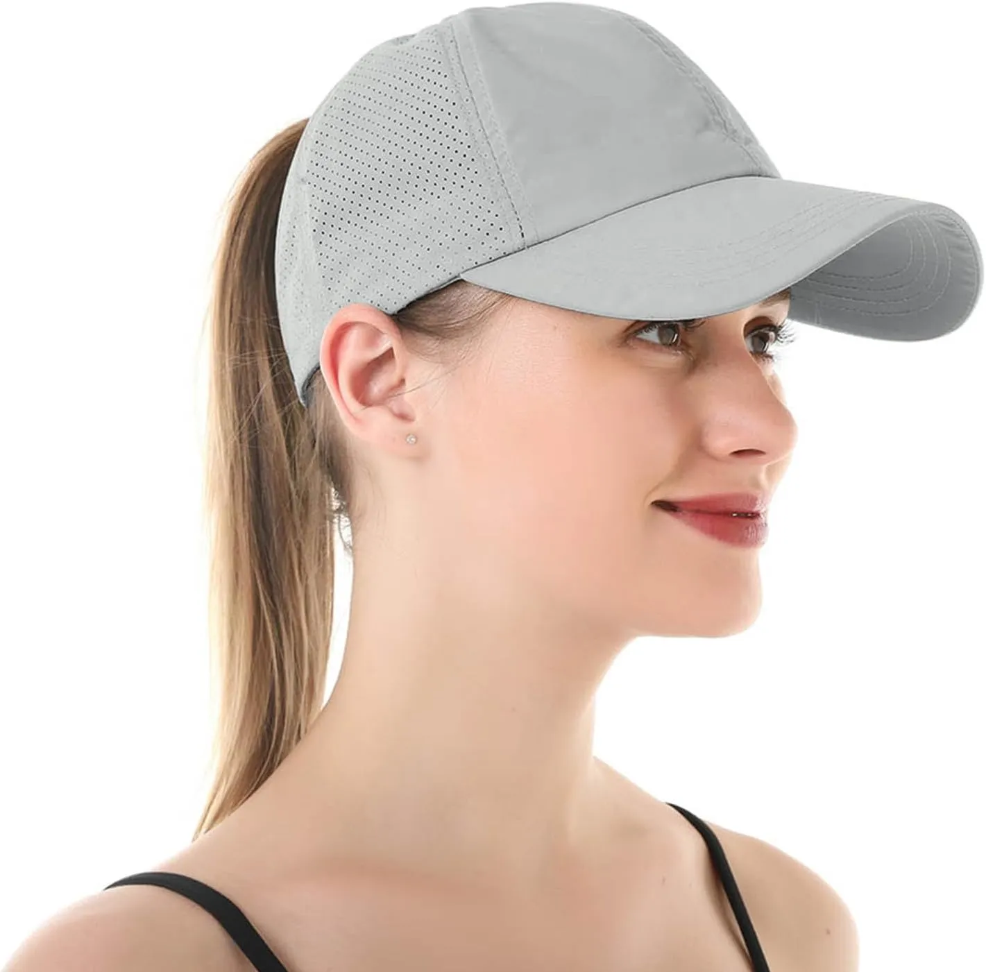 Ponytail Hats for Women Baseball Caps High Messy Buns Women Hats Baseball Caps Breathable Quick Dry Running Hats for Women