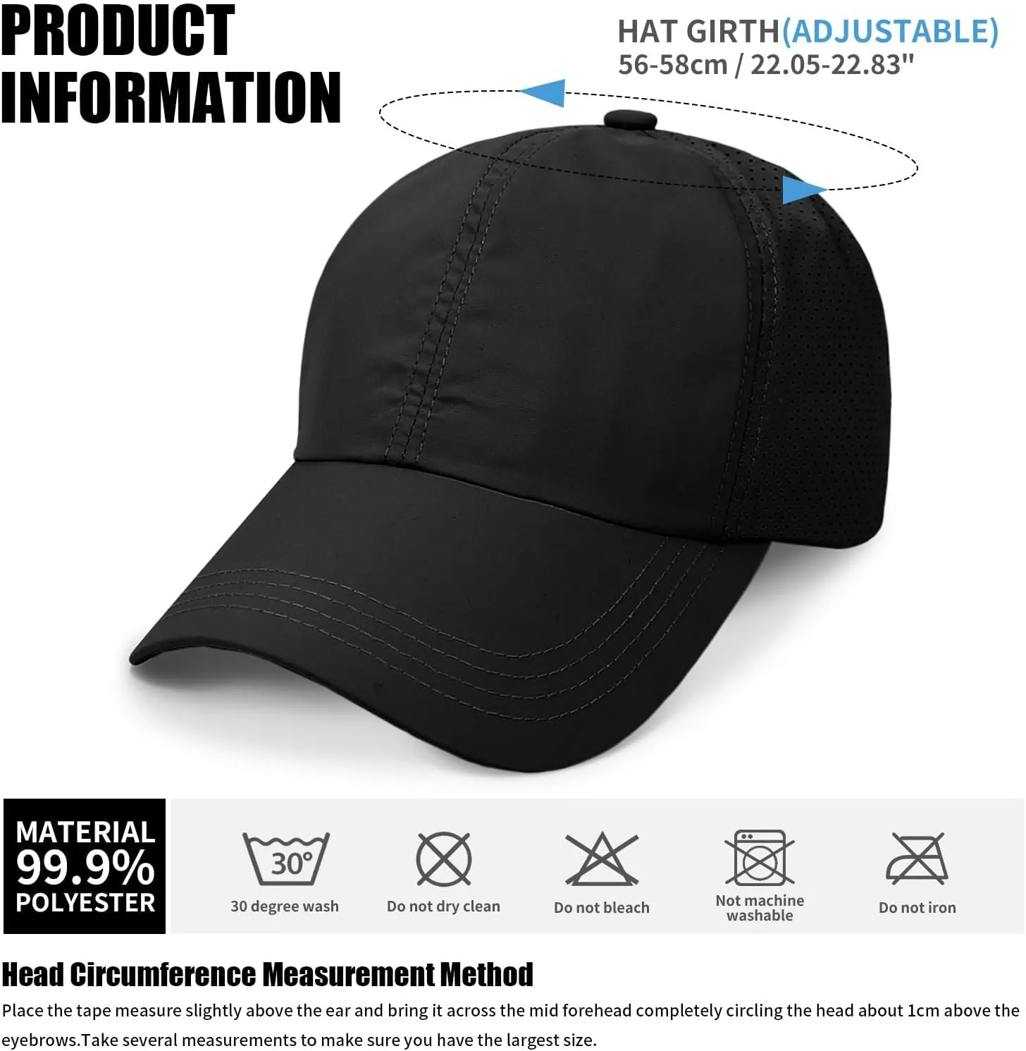 Ponytail Hats for Women Baseball Caps High Messy Buns Women Hats Baseball Caps Breathable Quick Dry Running Hats for Women