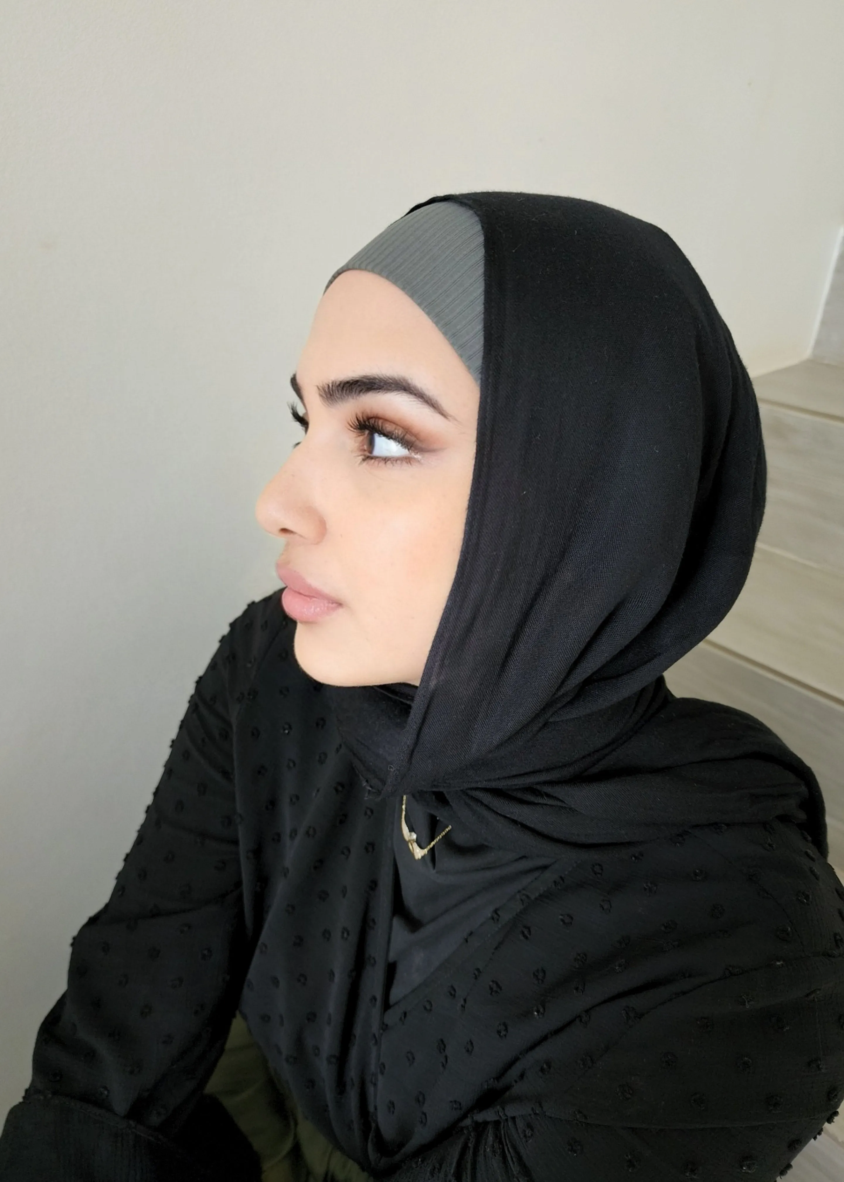 Ribbed Jersey Hijab Caps