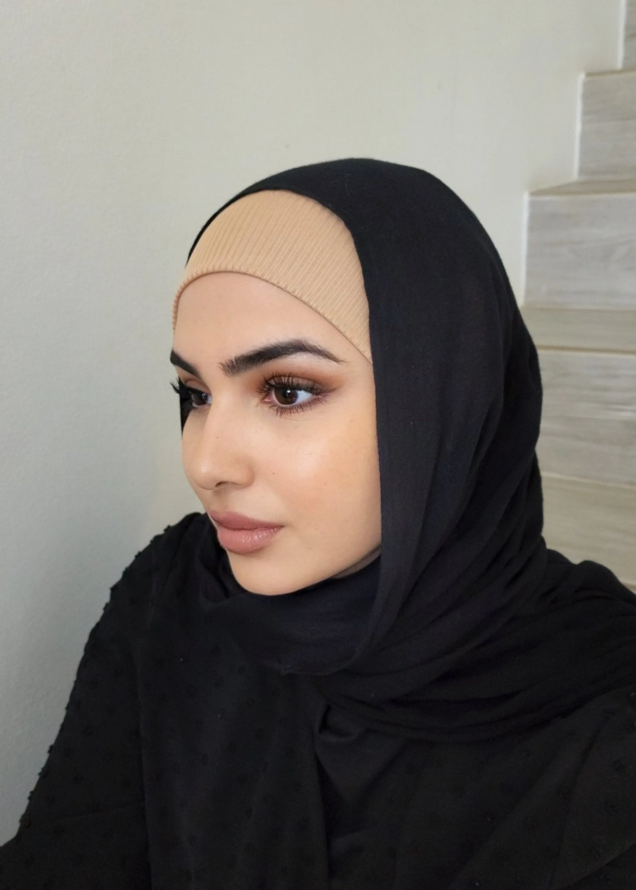 Ribbed Jersey Hijab Caps