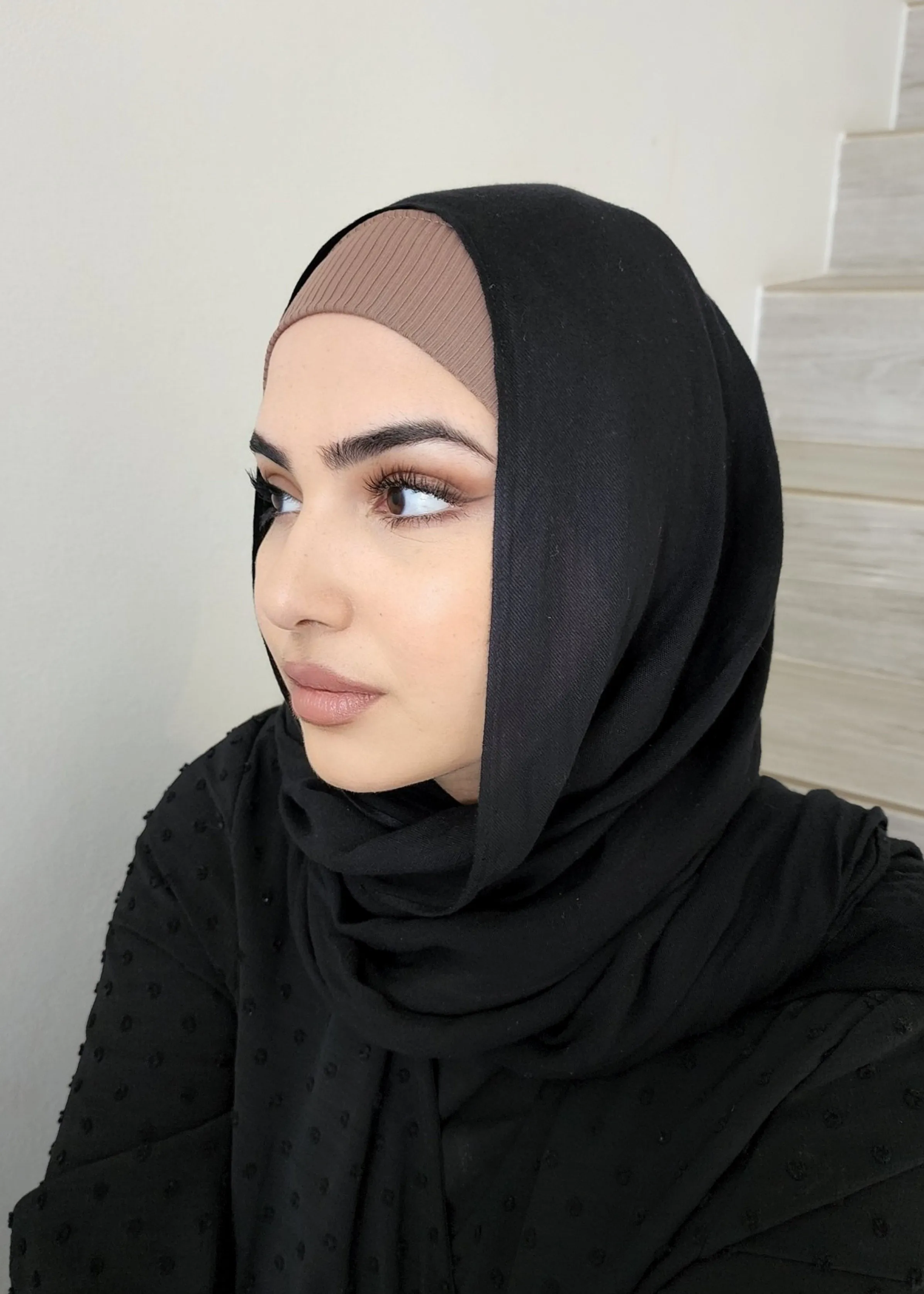 Ribbed Jersey Hijab Caps