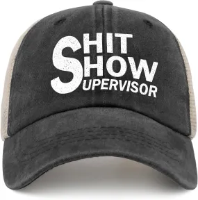 Show Supervisor Baseball Hat Funny Caps for Men Women Unisex Vintage Caps