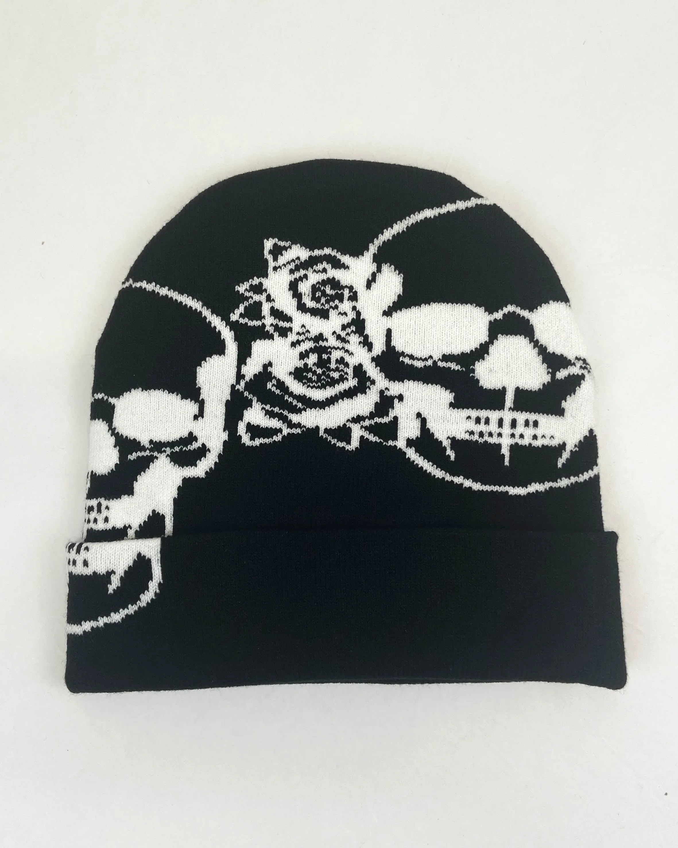 Skull & Roses Beanie