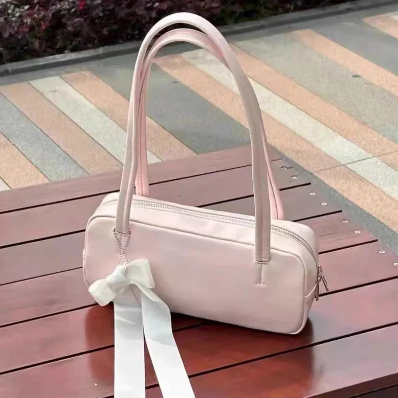 UAKISS  -  Korean Casual Pillow Bags For Women Luxury Designer Handbags And Purses 2024 New In PU Star Scarves Decoration Underarm Shoulder