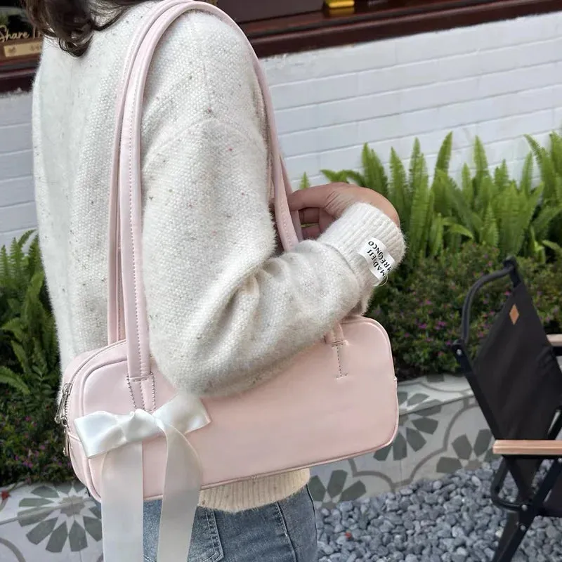 UAKISS  -  Korean Casual Pillow Bags For Women Luxury Designer Handbags And Purses 2024 New In PU Star Scarves Decoration Underarm Shoulder